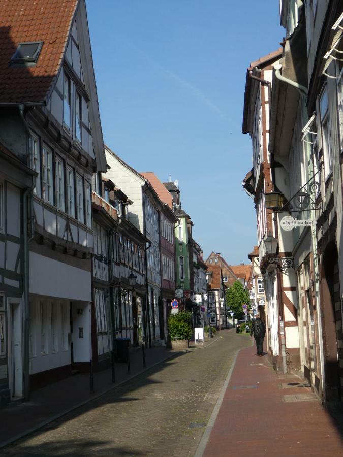 Ferienwohnung Janus Altstadt-Hameln Haus 2 Inklusive Parkplatz - Mit Und Ohne Terrasse Oder Loggia Hamelín Exterior foto